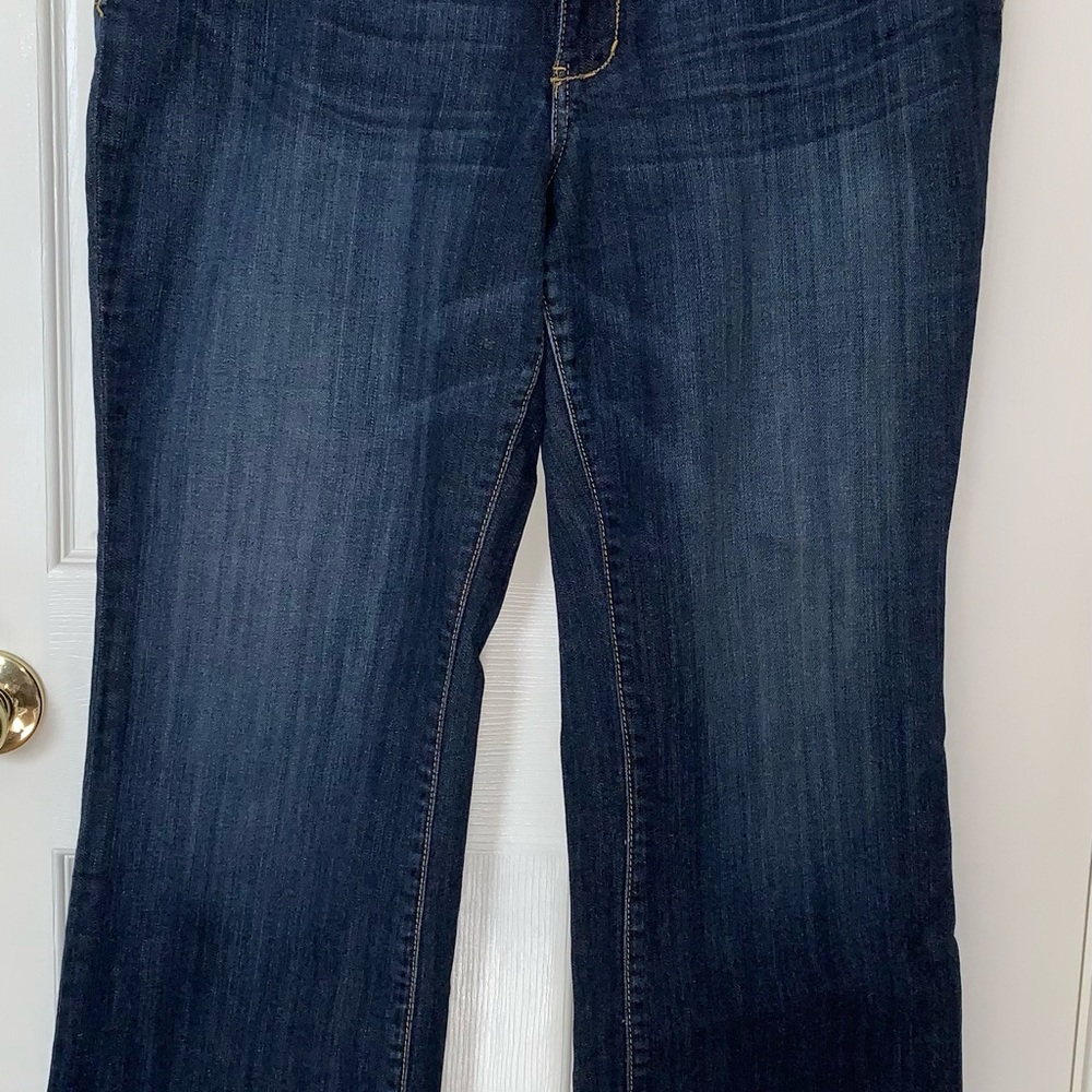 Seven7 Blue Flare Wide Leg Jeans